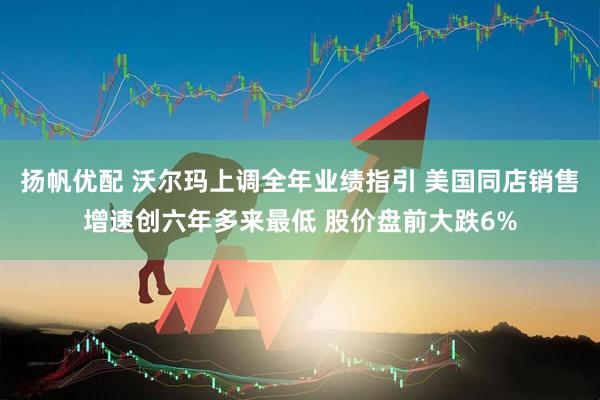 扬帆优配 沃尔玛上调全年业绩指引 美国同店销售增速创六年多来最低 股价盘前大跌6%